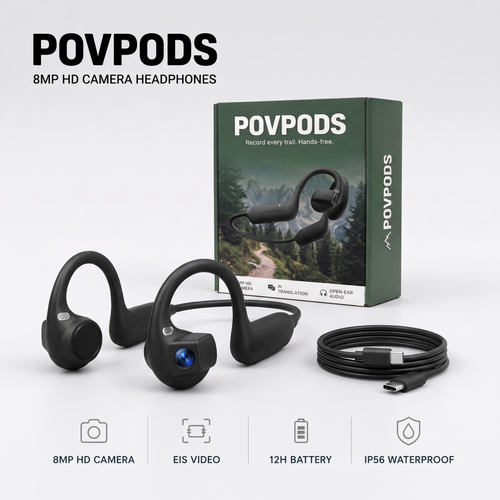 POVPODS™ Trail Camera Earbuds