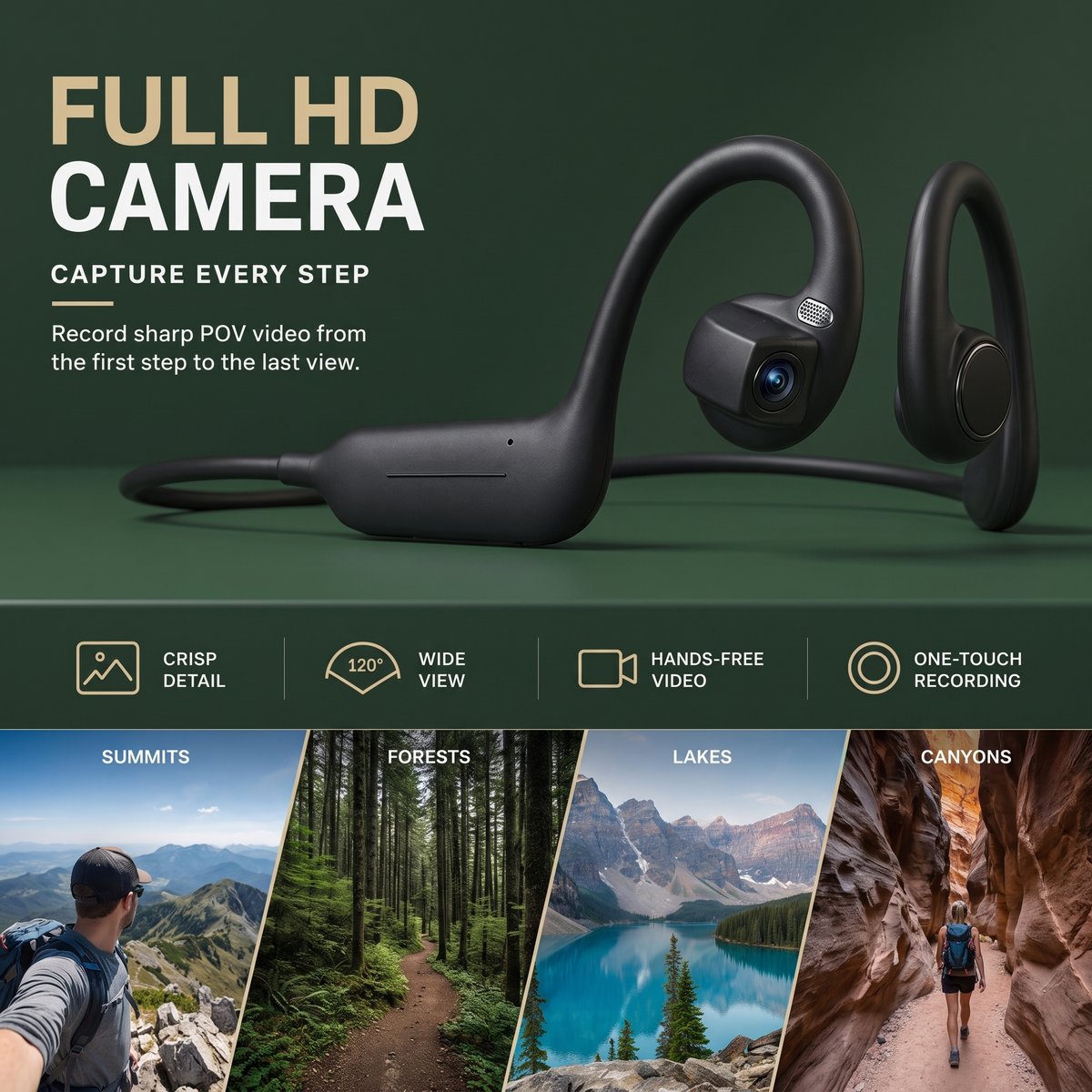 POVPODS™ Trail Camera Earbuds