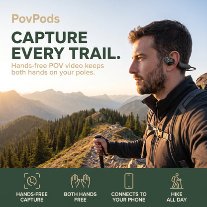 POVPODS™ Trail Camera Earbuds